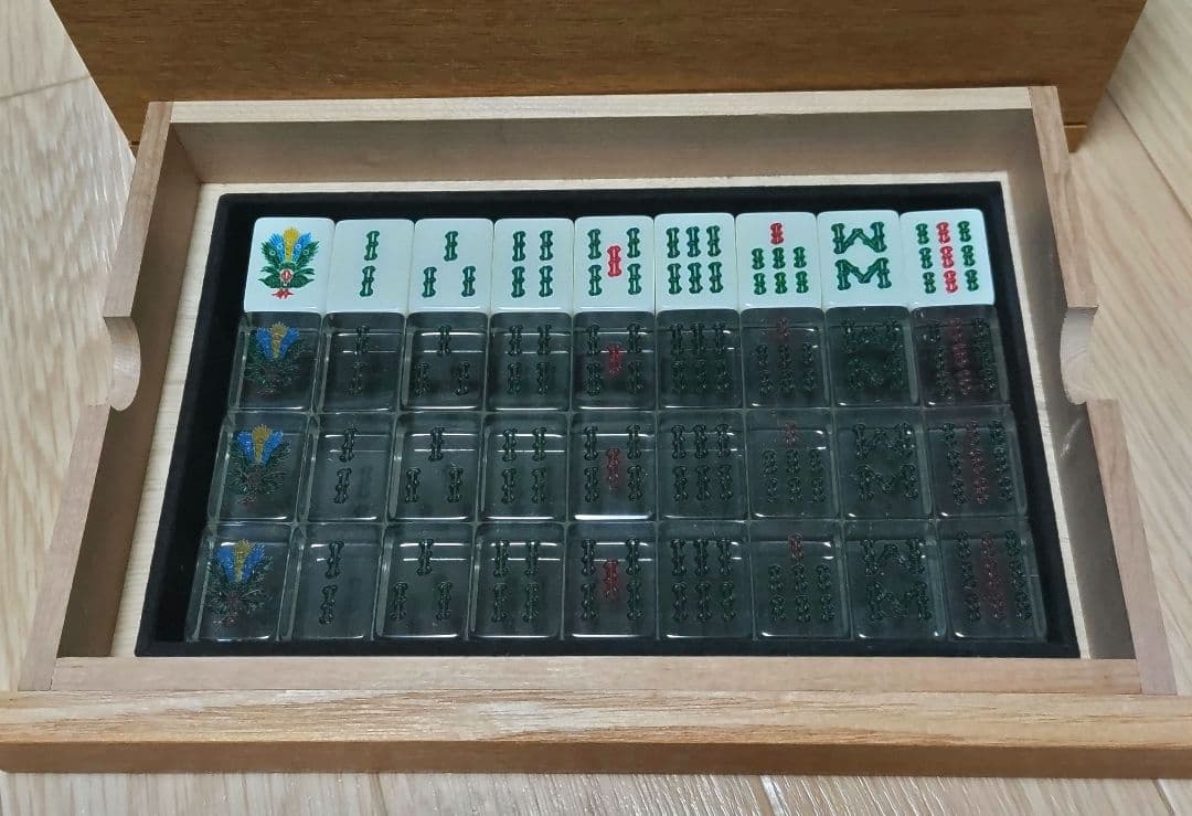 ★極美品★鷲巣麻雀★ 市川屋 透明牌「三透牌」ファーストver.