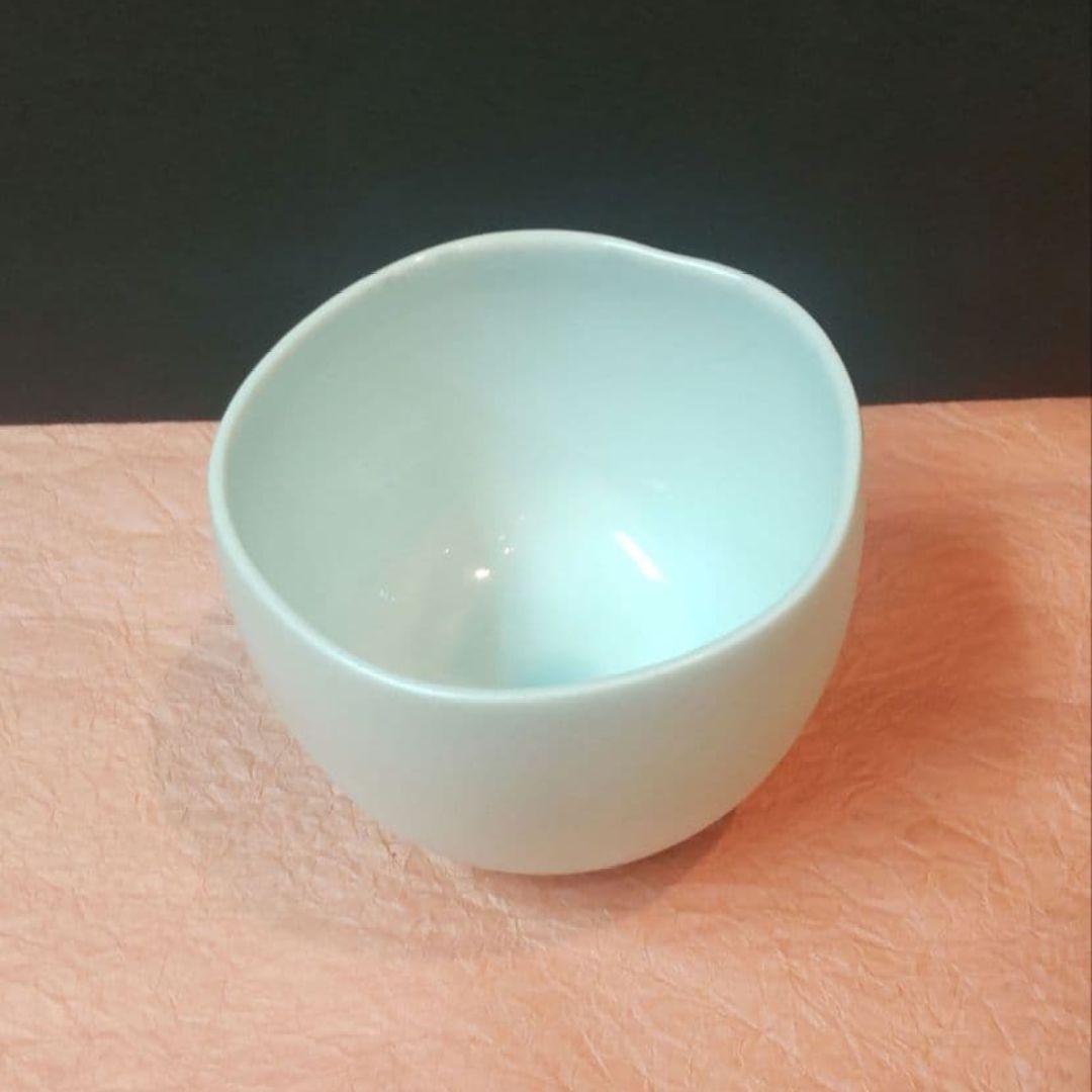 81*Z195陶芸 茶道具 茶碗 水次 白磁