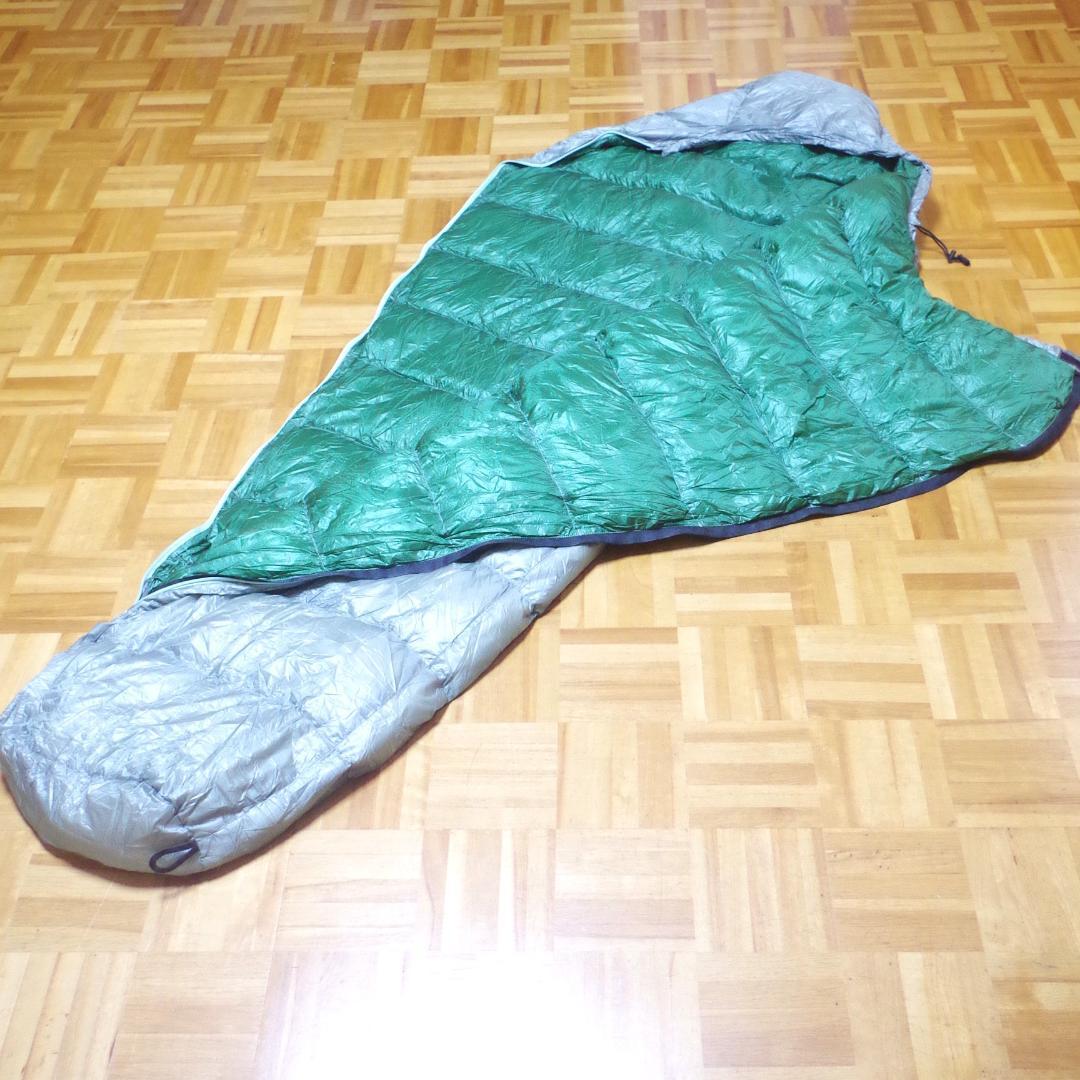 ランドネ×ナンガ！高品質650FP ダウンシュラフ 350 収納袋付き！日本製！