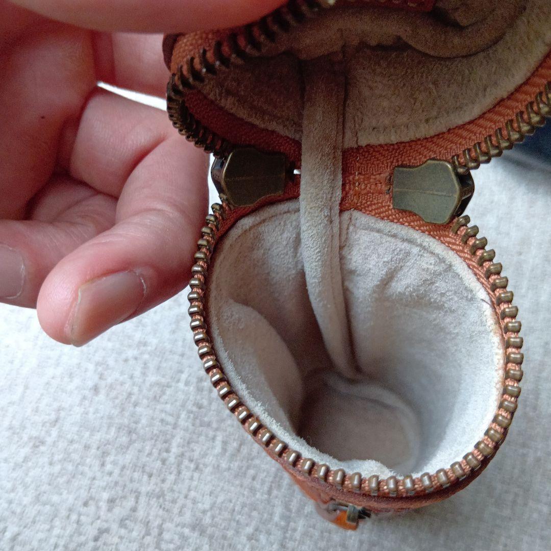 土屋鞄 トーンオイルヌメ革　シボ凸凹のドラム型ペンケース