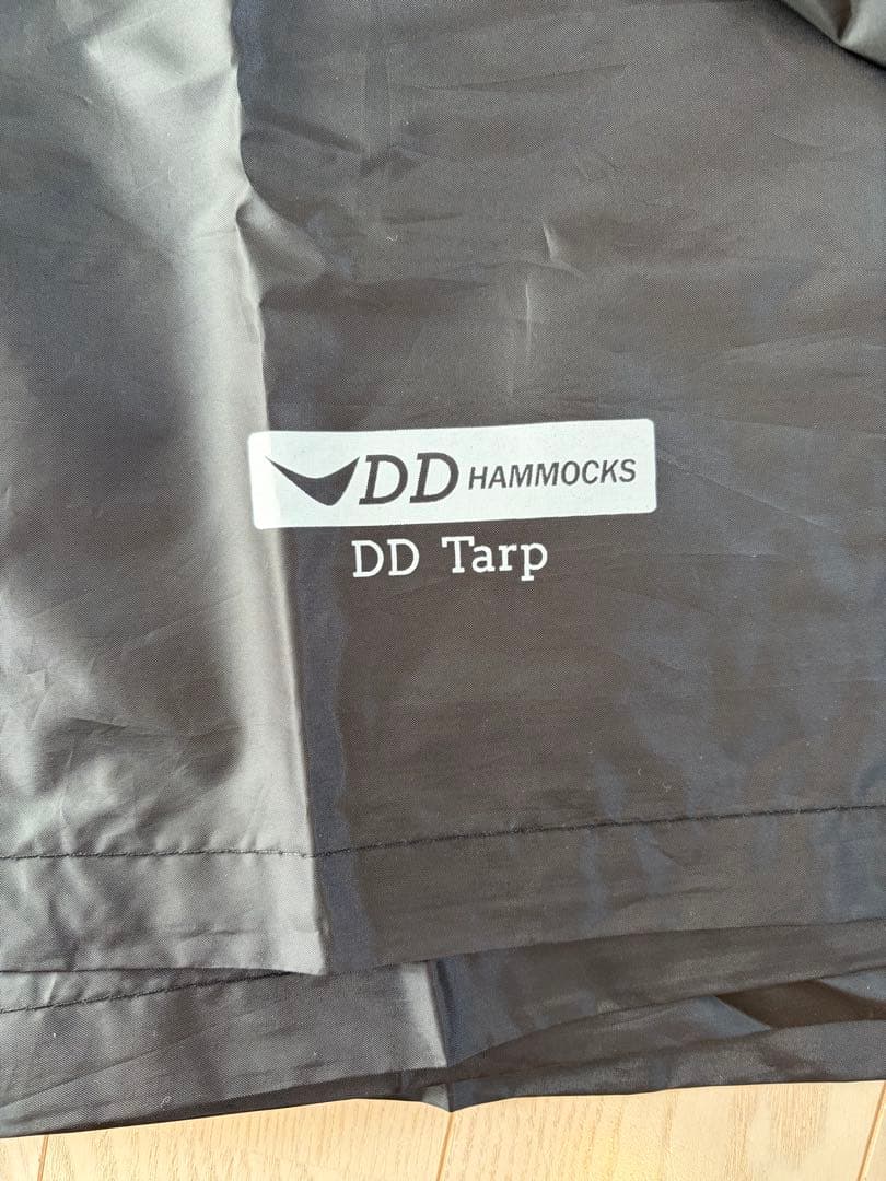 最終値下げ　DD Tarp 3x3 ブラック　社外ガイロープ付き