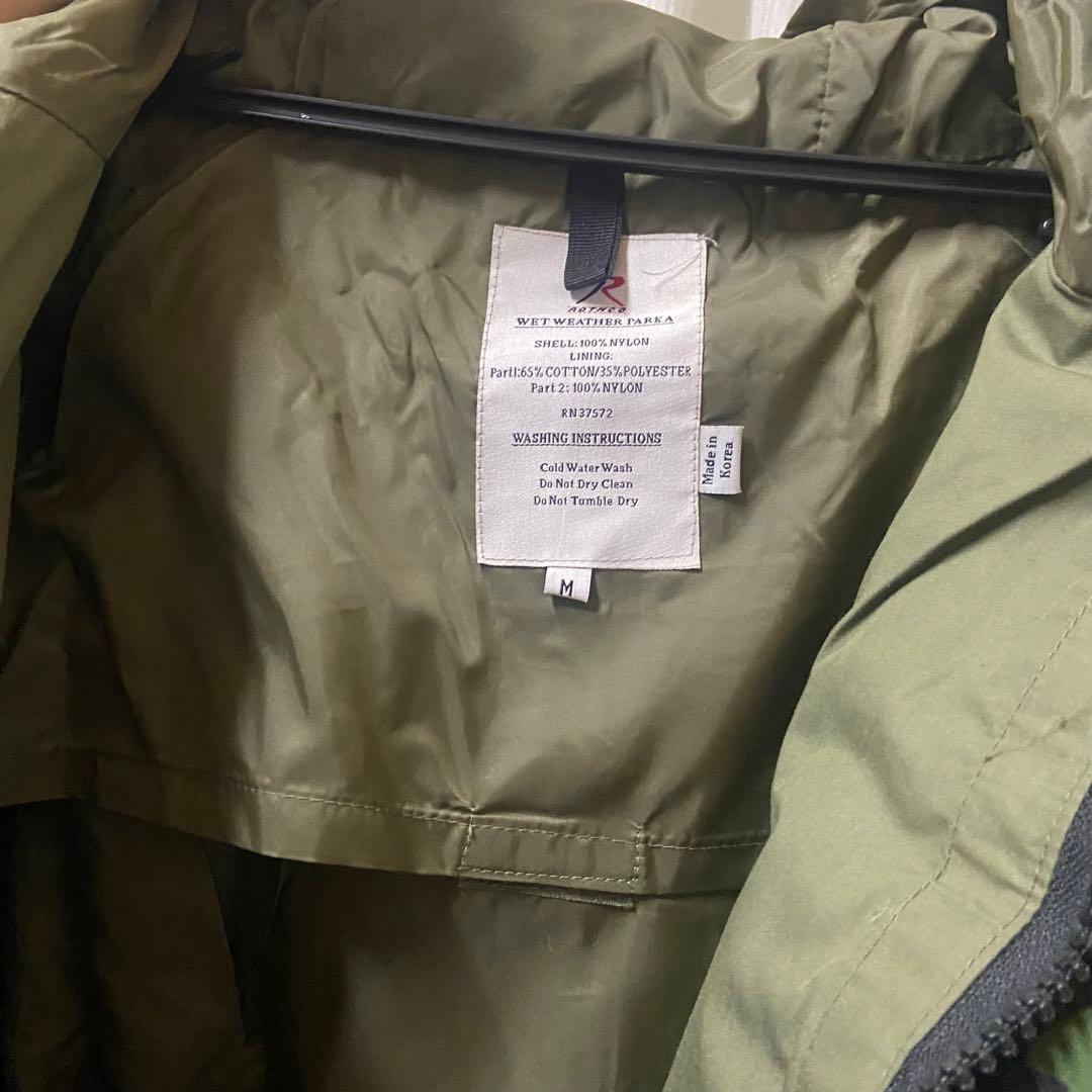 G.I. TYPE WET WEATHER PARKA ウッドランドカモ MED