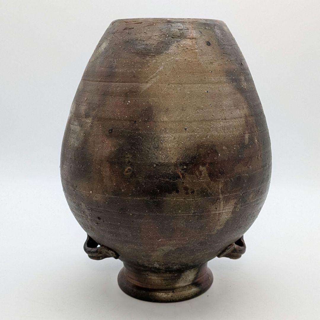 数乗威生 備前焼 三耳壺 三耳壷 花瓶 花器 花入 フラワーベース 花生 華道具