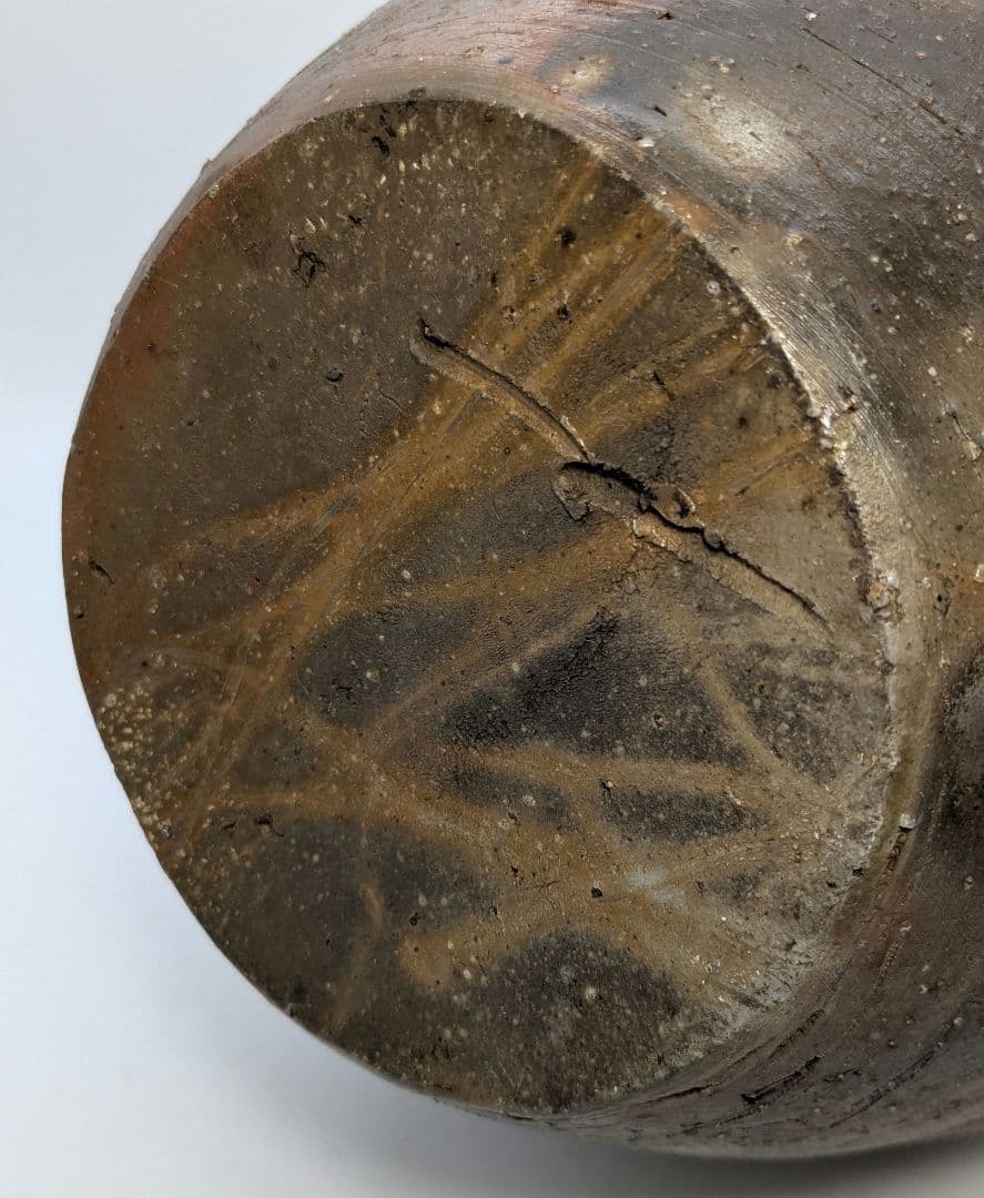 数乗威生 備前焼 三耳壺 三耳壷 花瓶 花器 花入 フラワーベース 花生 華道具