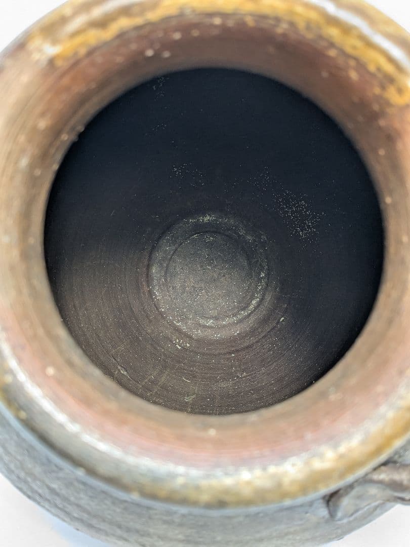 数乗威生 備前焼 三耳壺 三耳壷 花瓶 花器 花入 フラワーベース 花生 華道具