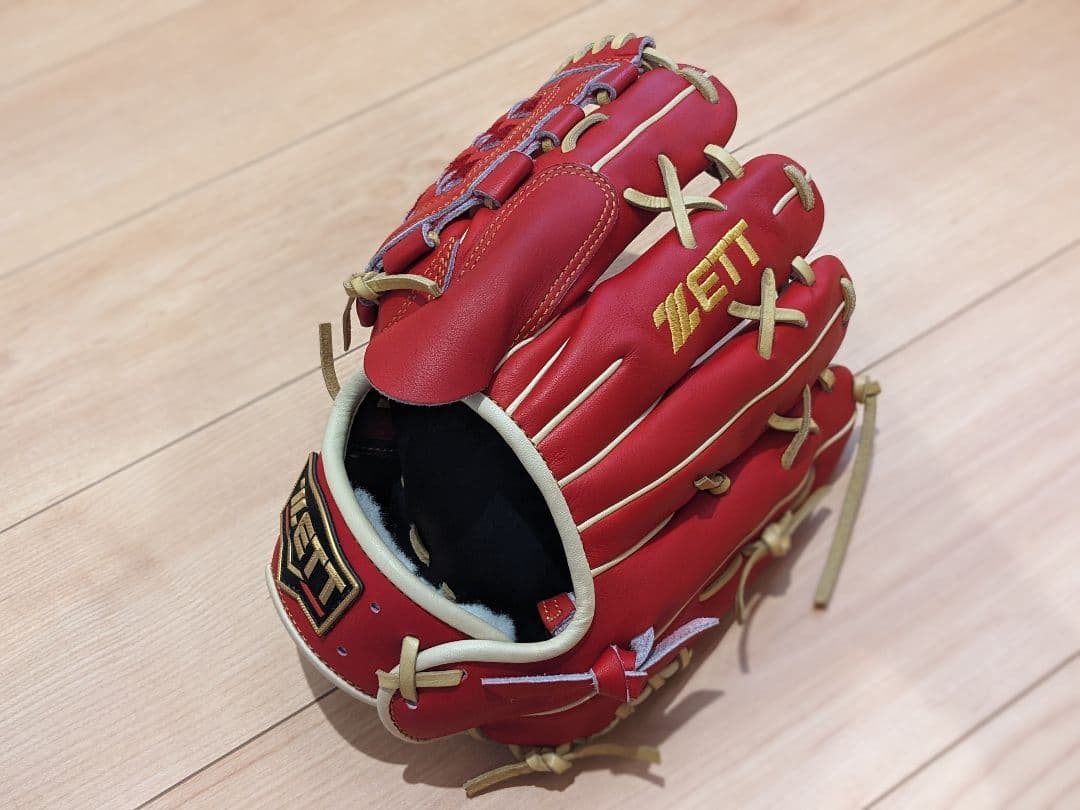 田中【未使用品】ZETT プロステイタス 軟式用オーダーグローブ