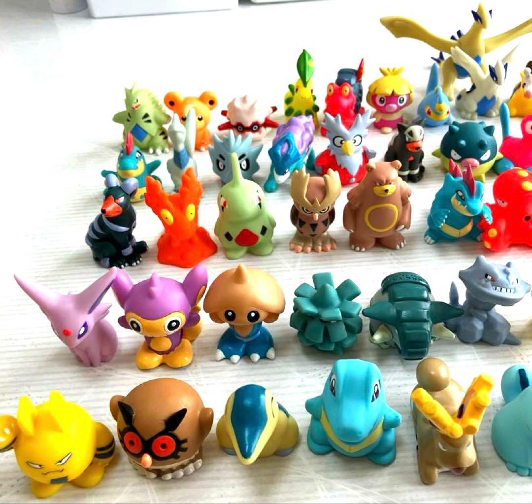 ポケモン指人形　フィギュア　金・銀　(1998〜2001) まとめ売り76個