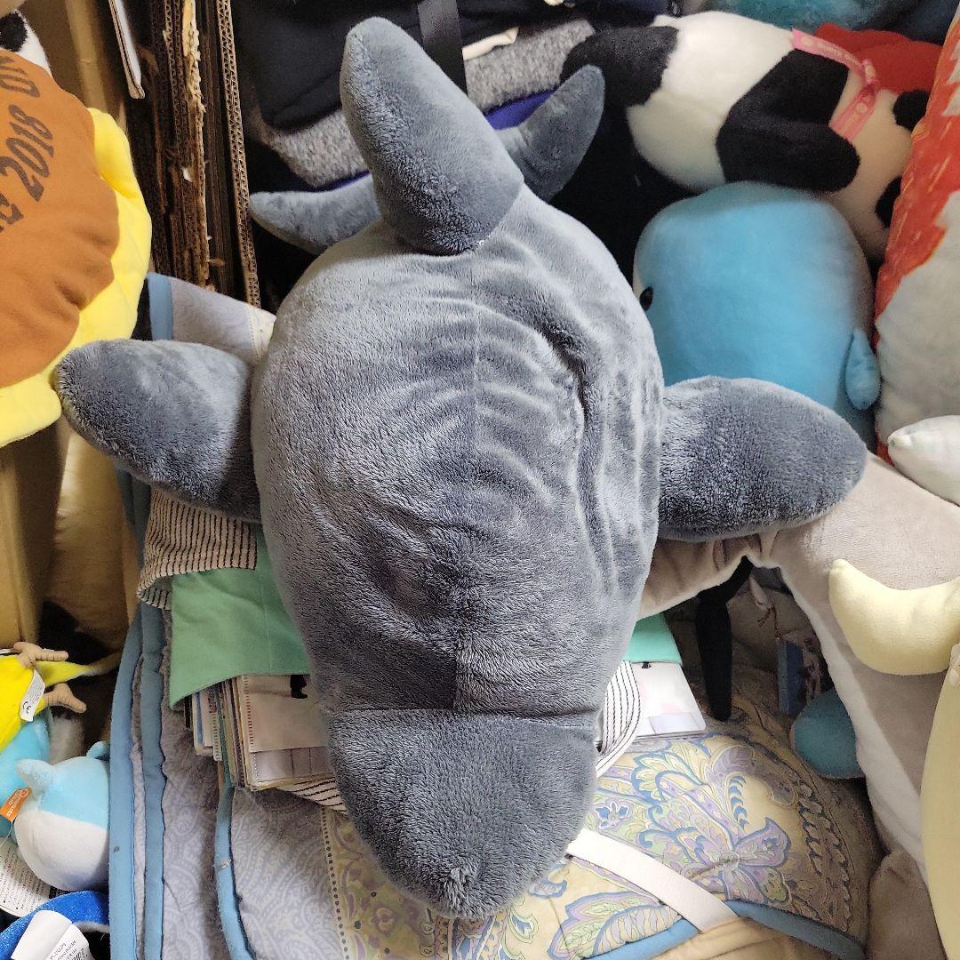 イルカぬいぐるみグレー