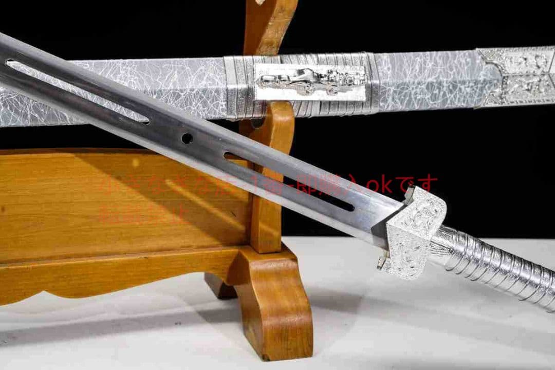漢剣透かし彫り金龍鳳氷魂剣高マンガン鋼 古兵器 武具 刀装具 日本刀模造刀居合刀