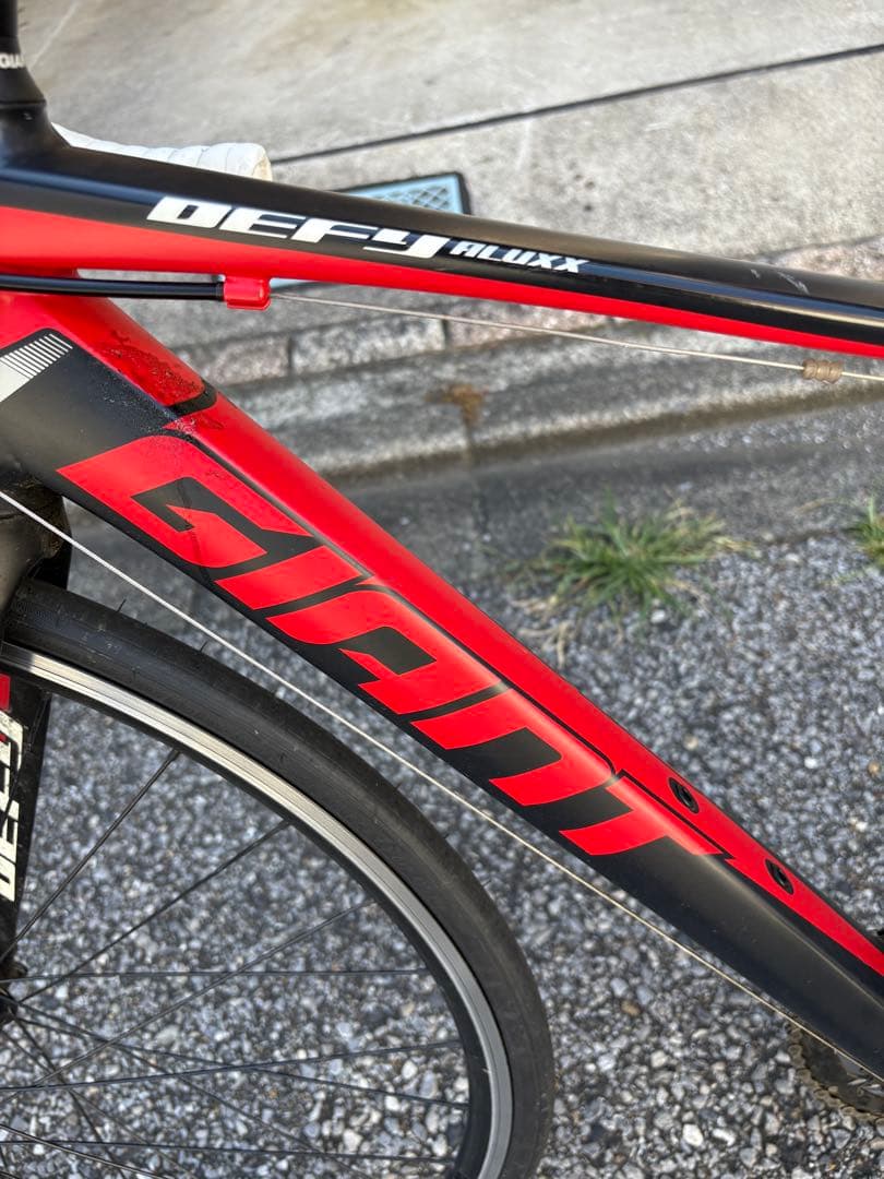 GIANT DEFY 1 ロードバイク 赤黒引取りのみ