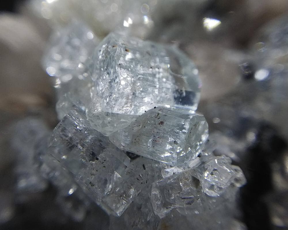 334 宝石質 クラスター アクアマリン スモーキークォーツ トルマリン