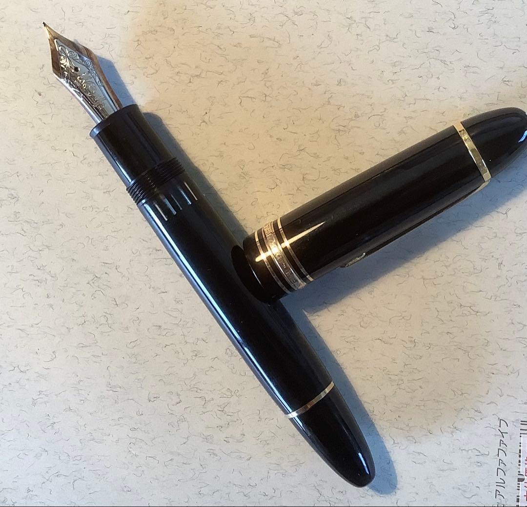 モンブラン万年筆　マイスターシュテュック149 14K ペン先EF　書き味良好