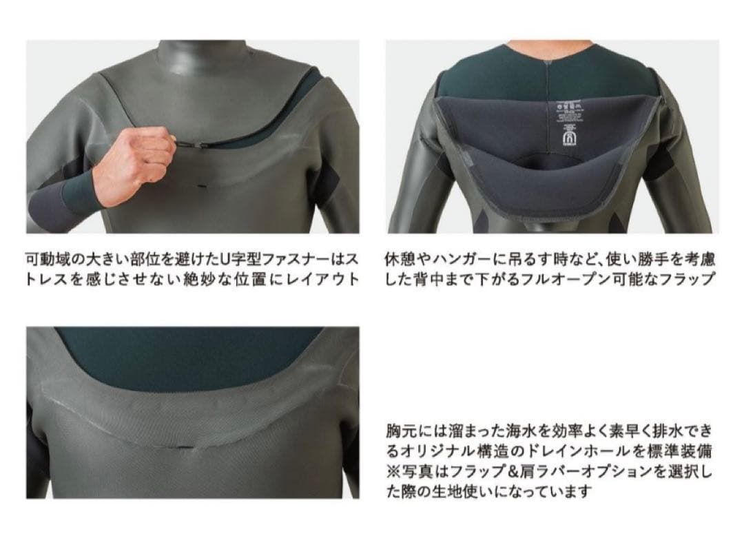 新品未使用 AXXE Classic 3/2mm 半袖スプリング