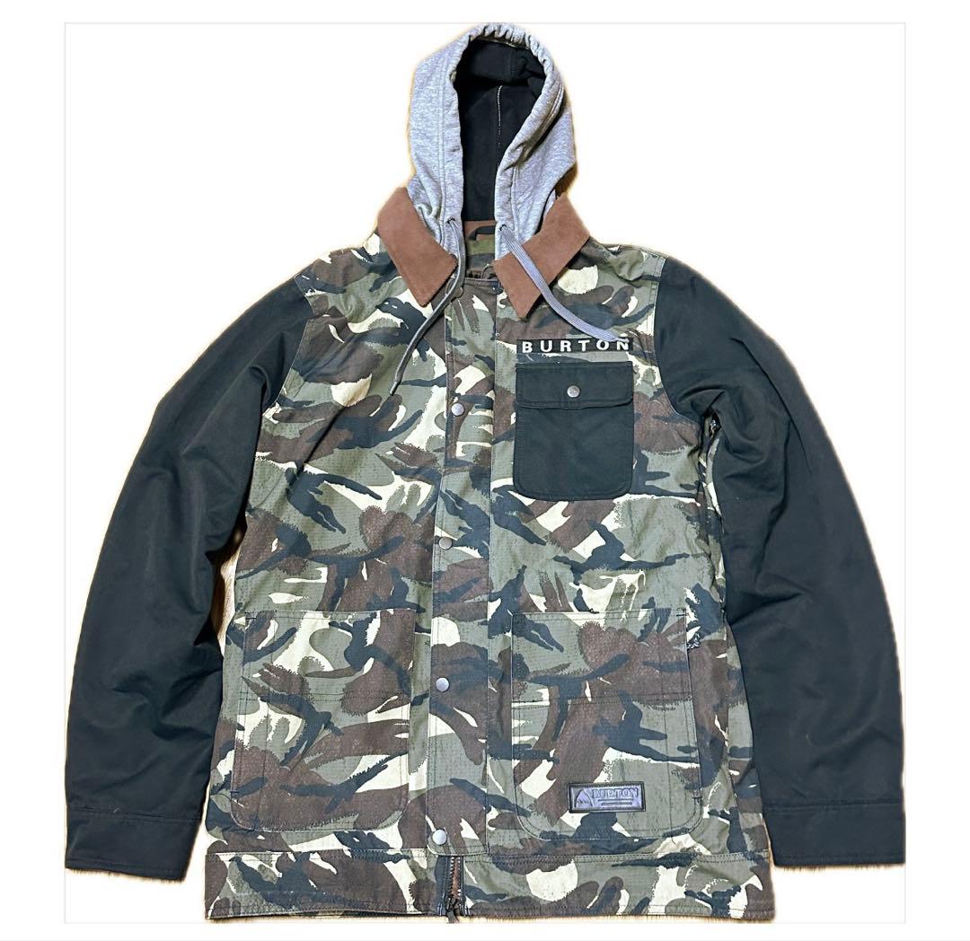 BURTON 迷彩スノーボードジャケット M