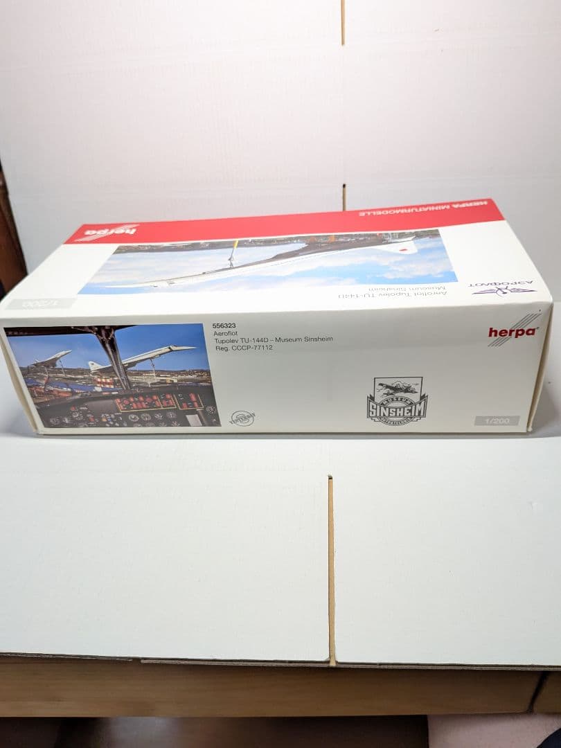 1/200 ヘルパ ツポレフTU-144D アエロフロート ジンスハイム博物館