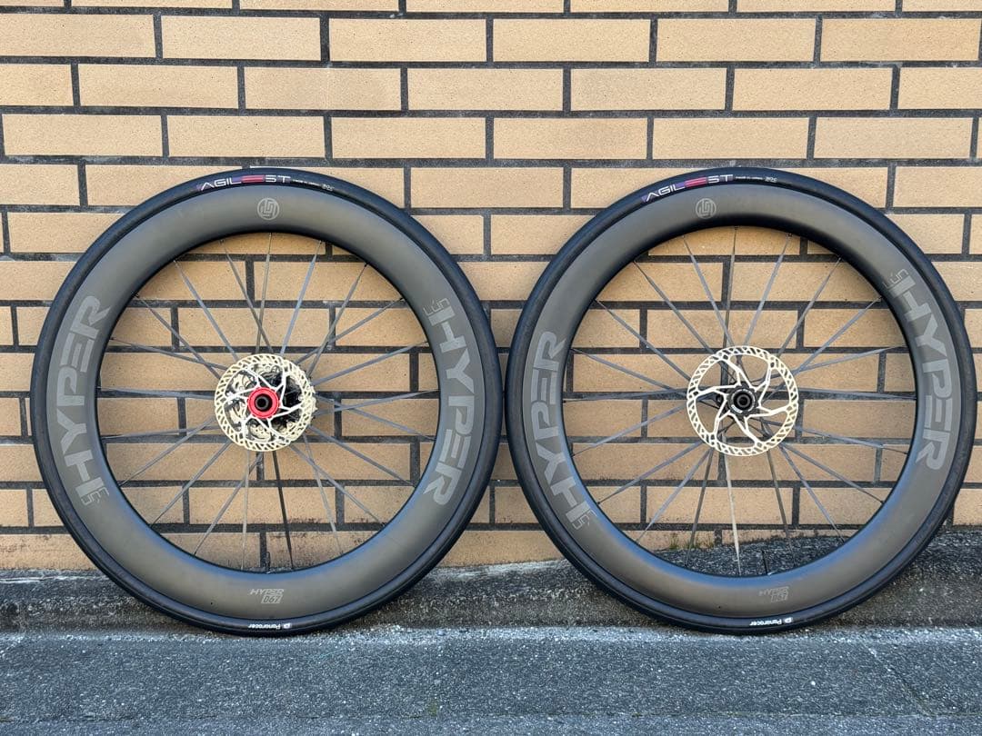 美品　HYPER カーボンホイール ホイール　D67 DISC カーボンホイール