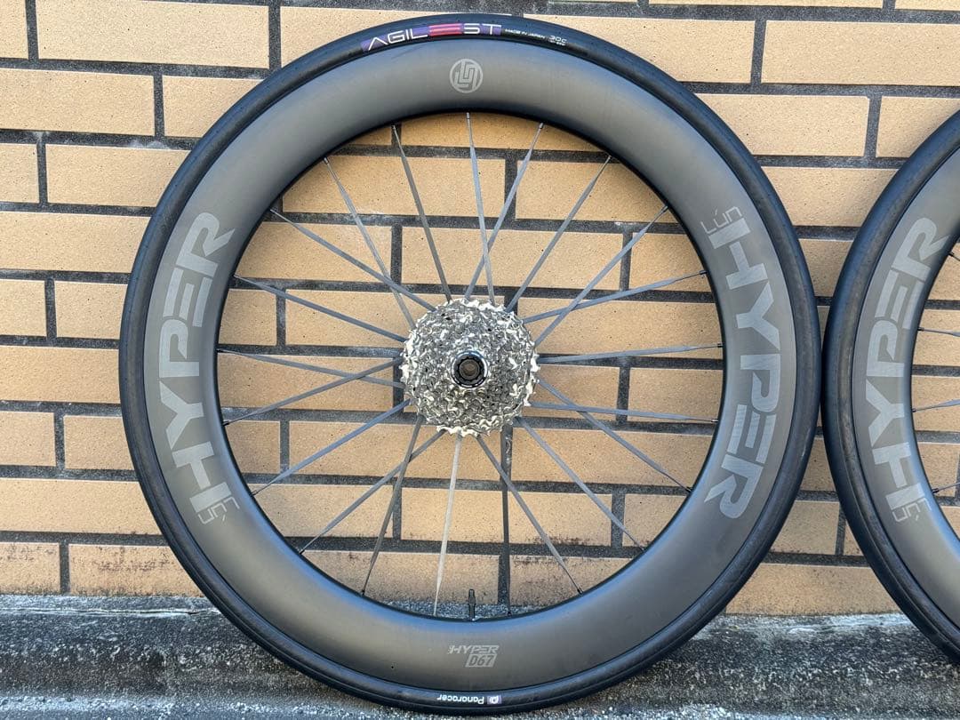 美品　HYPER カーボンホイール ホイール　D67 DISC カーボンホイール