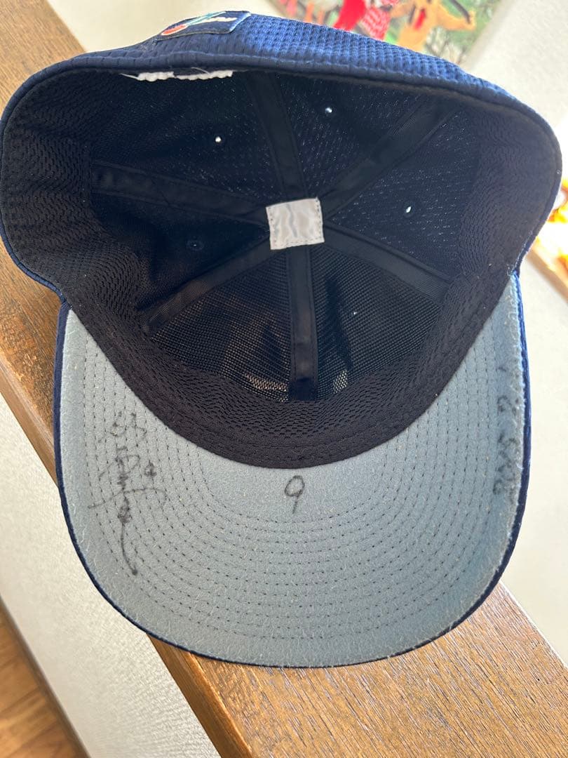 ヤクルト　スワローズ　選手実使用　帽子