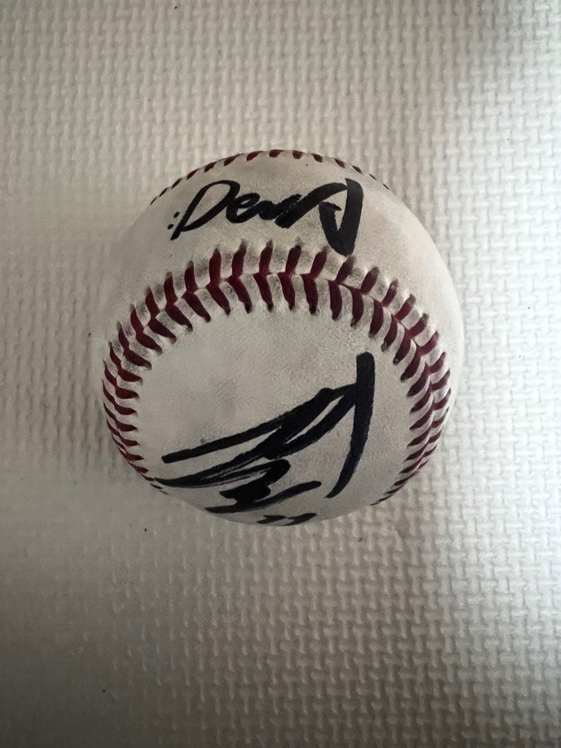 【最終価格】横浜DeNAベイスターズ　東克樹　選手　直筆サインボール