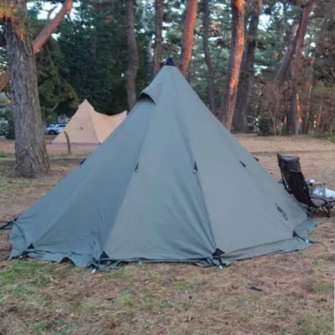 ワンティグリス ポリコットンTC ワンポールテントとタープ設置用のアルミポール