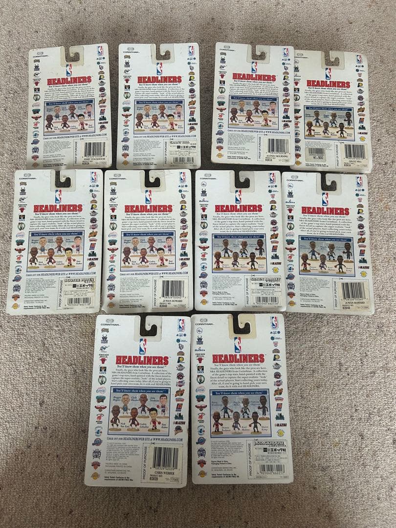 NBA HEADLINERS フィギュア 10体セット