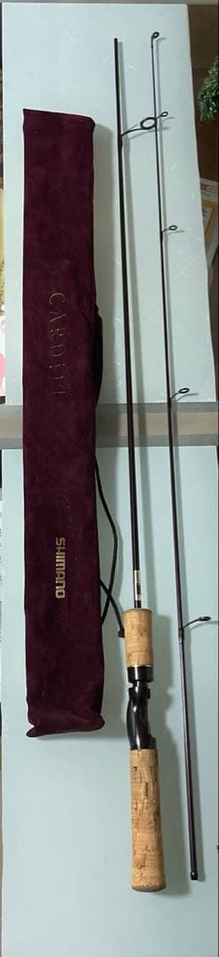 シマノCARDIFF CF60-2L トラウトロッド 6フィート