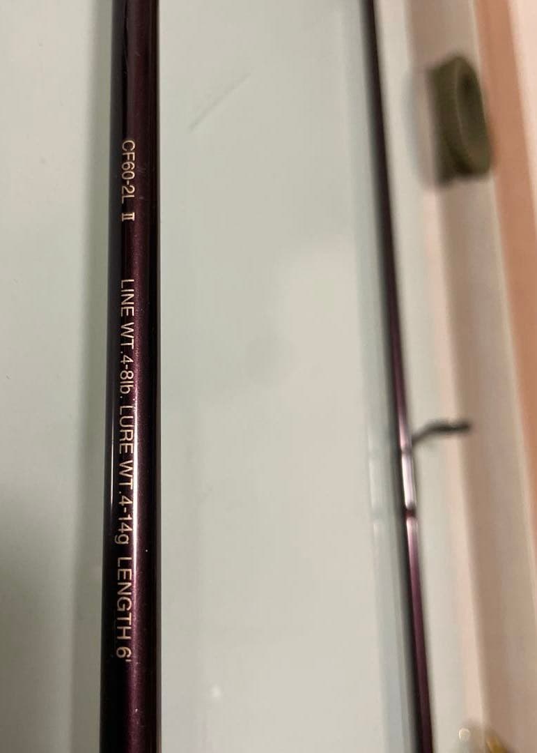 シマノCARDIFF CF60-2L トラウトロッド 6フィート