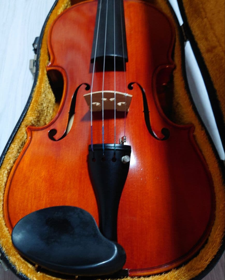 国産 高級 バイオリン 鈴木 No.540 4/4 弓、肩当、松脂 定価22万