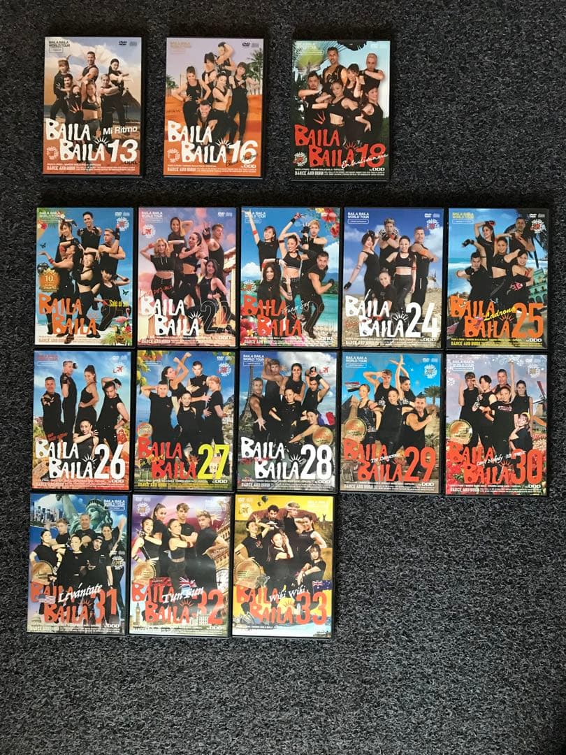 BAILA BAILA DVD 16枚セットvol.21〜33,13,16,18