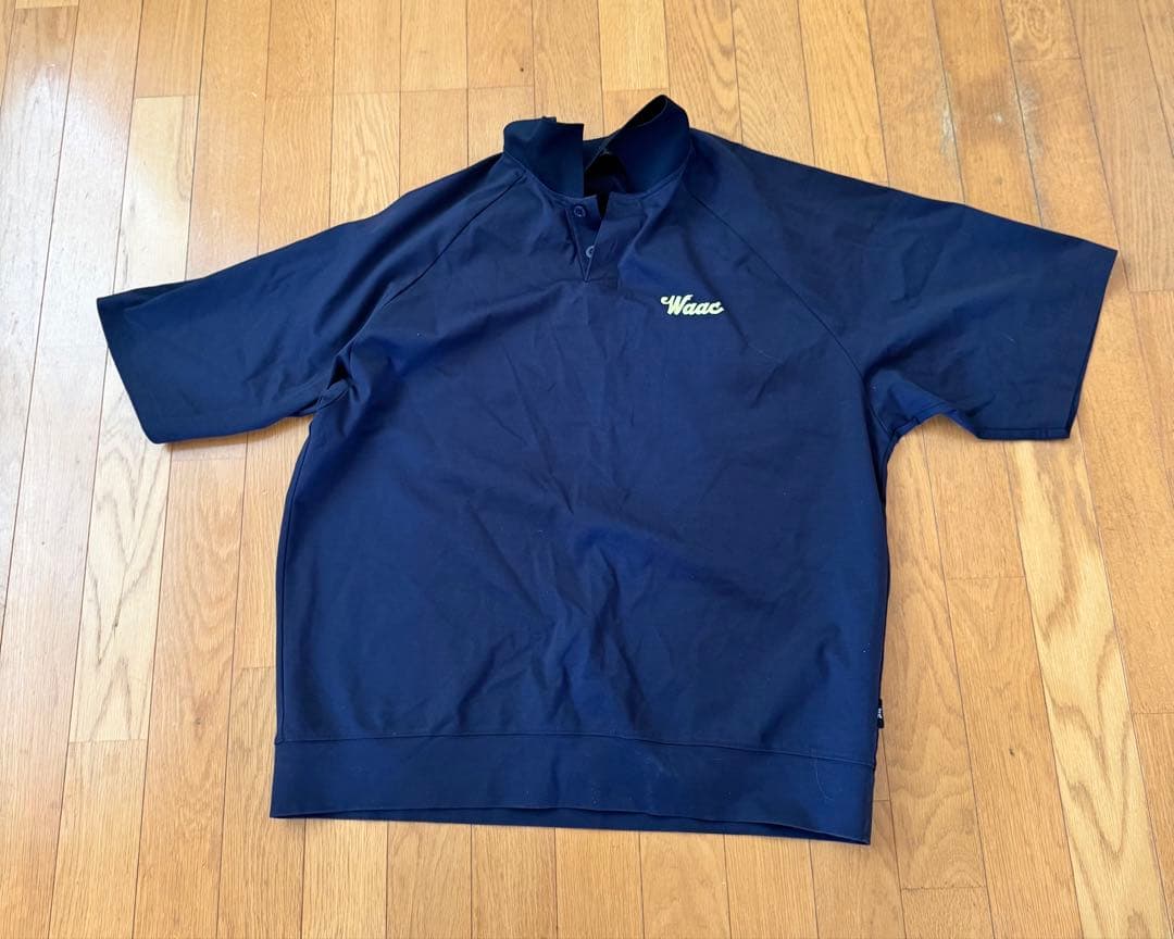 WAAC ワック　ポロシャツ　ネイビー　2024