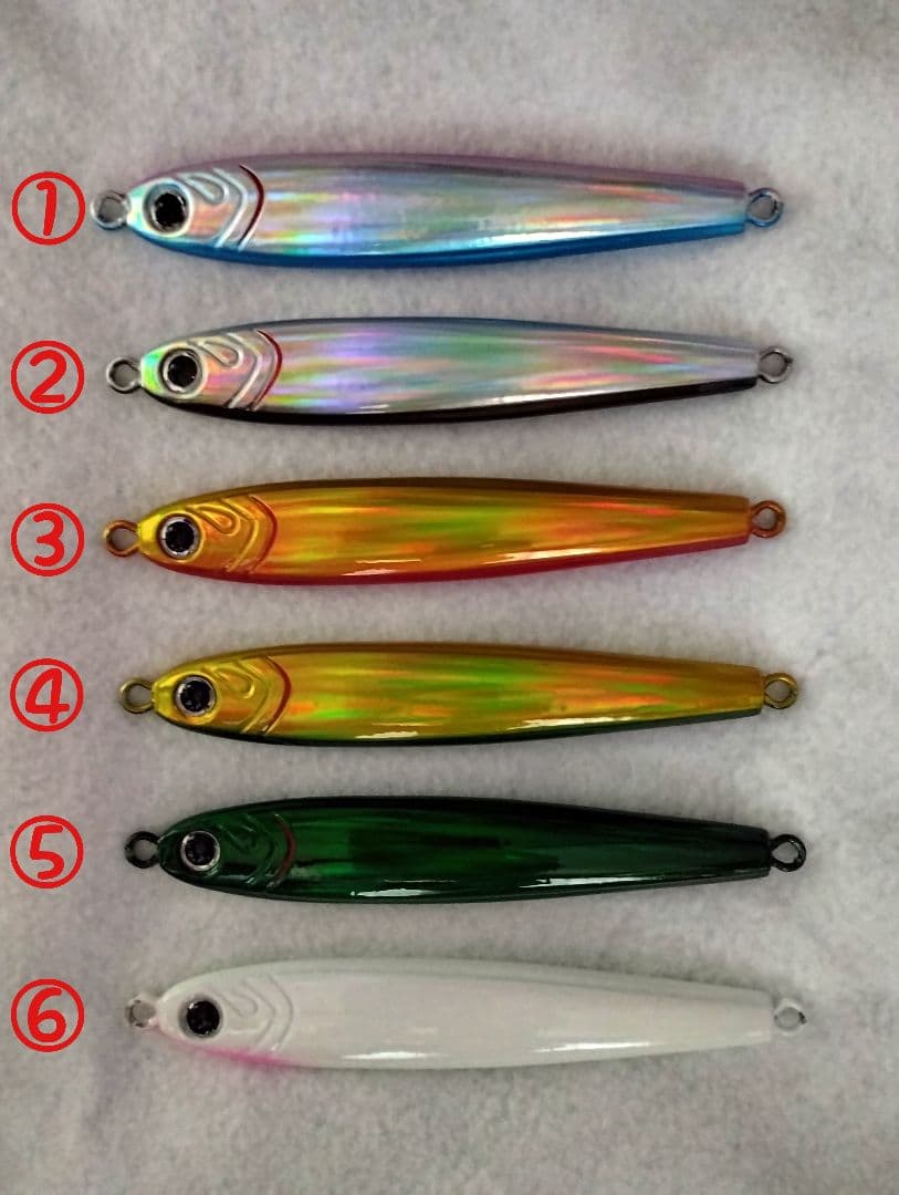 ８本 セット 180g 組合せ自由 メタルジグ TGベイト 形状 高比重