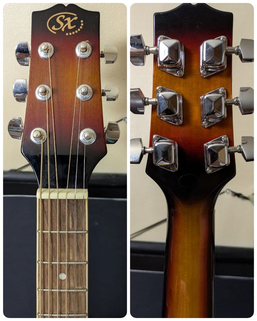 【極美品】アコースティック ギター SX DG-27 ミニギター ソフトケース付