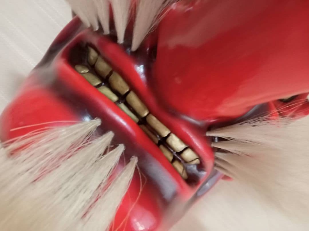 神楽面　伝統工芸　石見神楽　広島神楽　芸北（北広島）天狗(関山)　文化　和紙