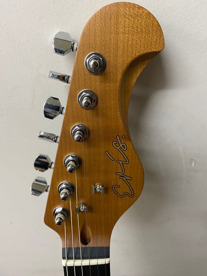 エリス ブラックエレキギター 付属品あり