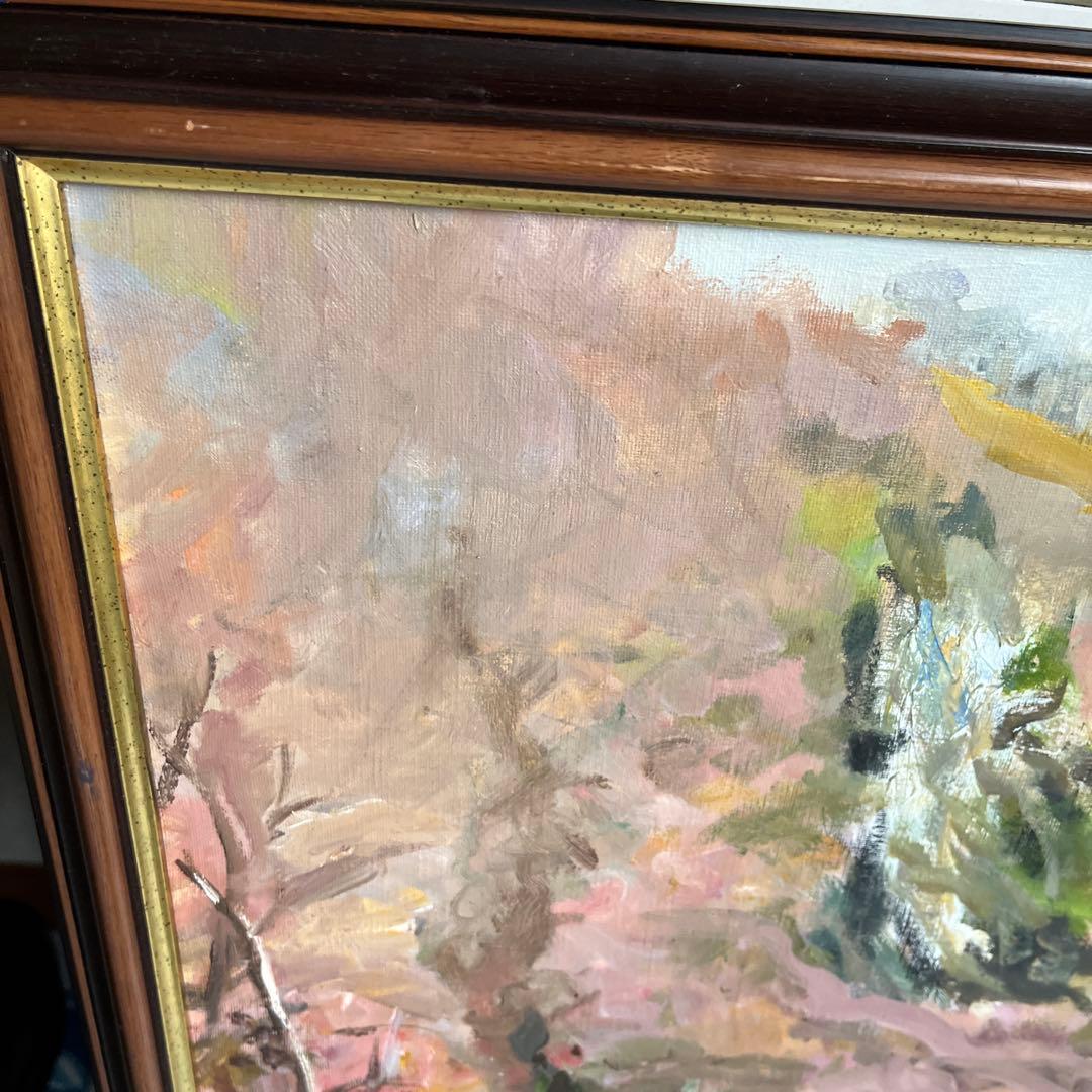 【更に値下げしました】油絵画F30