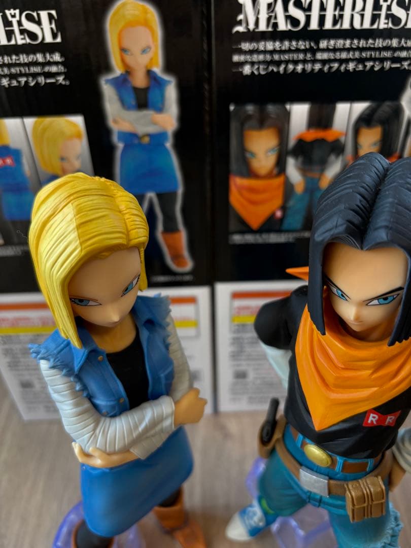 2体　17号　18号　一番くじ ドラゴンボール EX 人造人間の恐怖　セル編