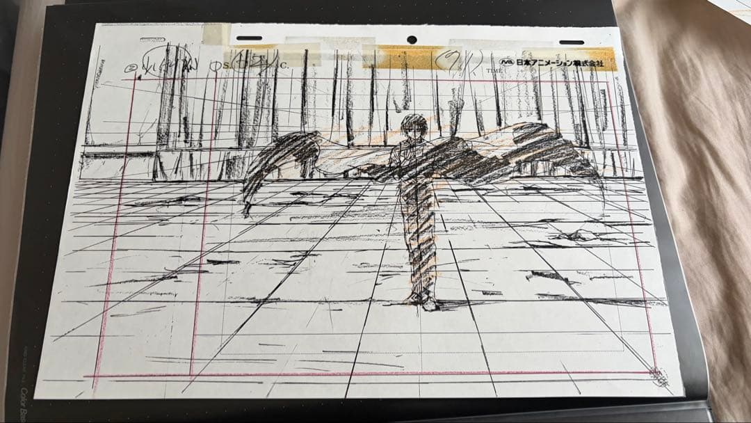 HUNTER×HUNTER 原画　クロロ セル画　レイアウト