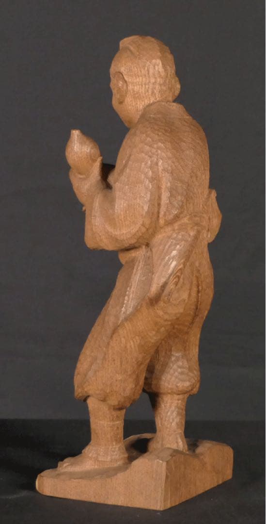 ★名品　【 木彫 養老孝子像 】 養老の滝 古今著聞集 宮彫り 山車彫刻