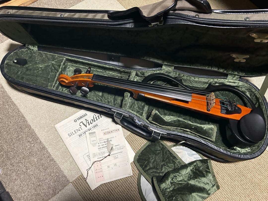 YAMAHAサイレントバイオリン SV100 サイズ4/4 ハードケース付
