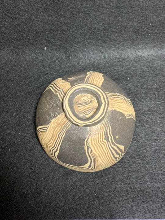 水野双鶴　煉込 茶碗