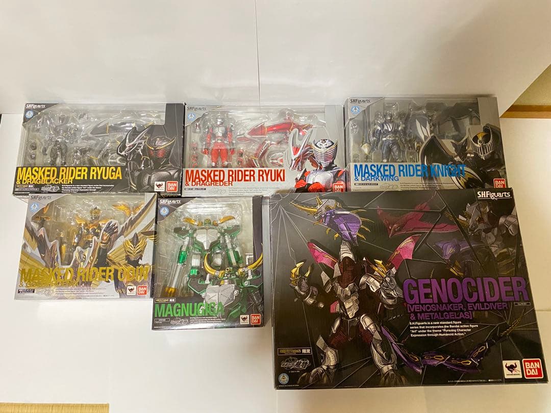 【新品】【美品】　shfiguarts 仮面ライダー龍騎　シリーズ　14点セット