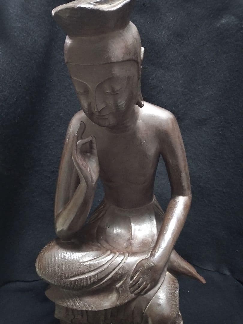 広隆寺所蔵 国宝 宝冠弥勒 弥勒菩薩半跏思惟像 樹脂製 大型レプリカ 大型複製品