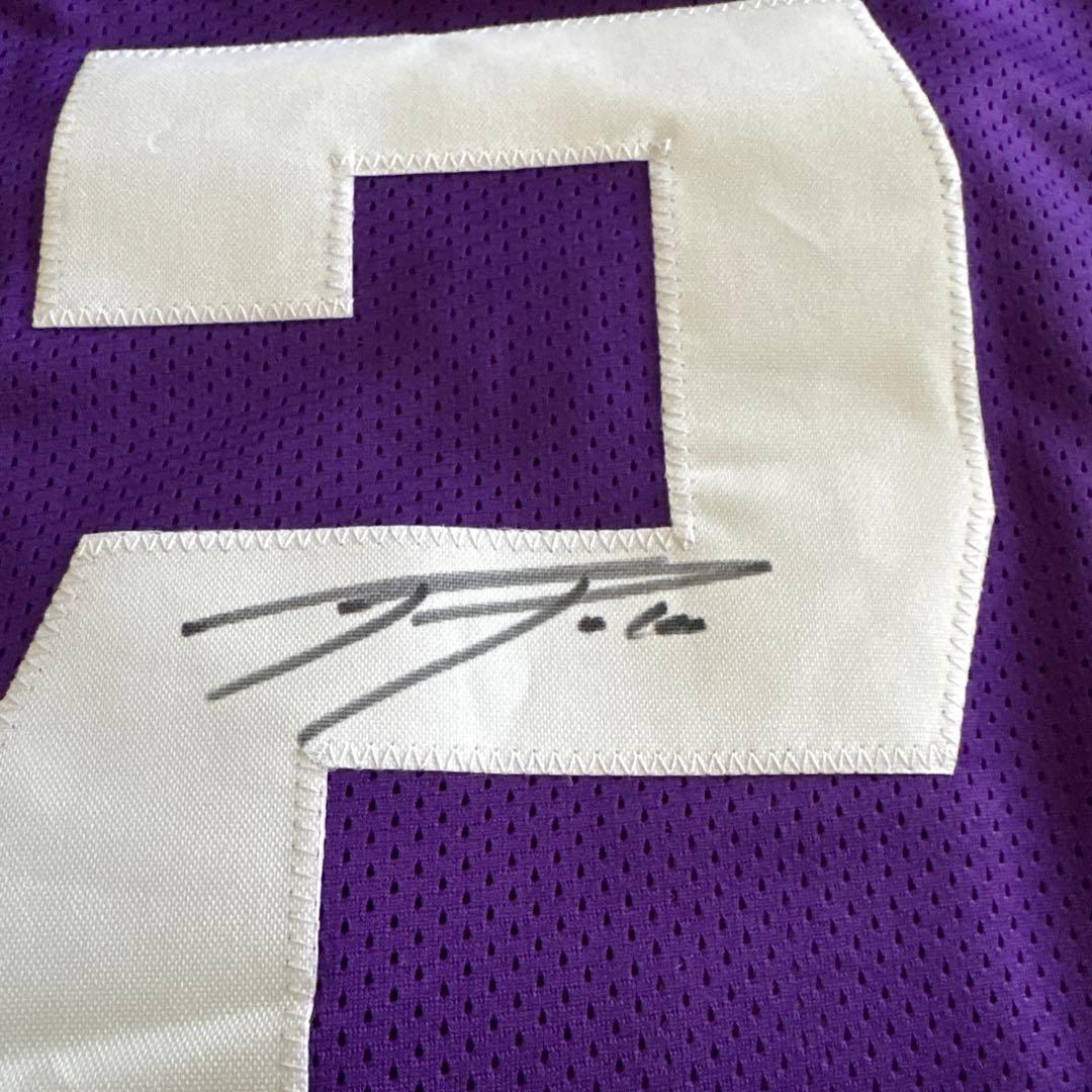 ワシントン大学 ジャリン・ポーク　サイン入りユニフォーム　アメフト