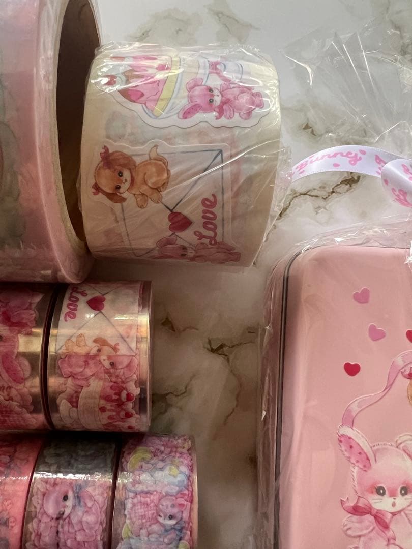 未使用品♡ ぺちか OPPテープ ロールシール PETテープ マステ まとめ売り