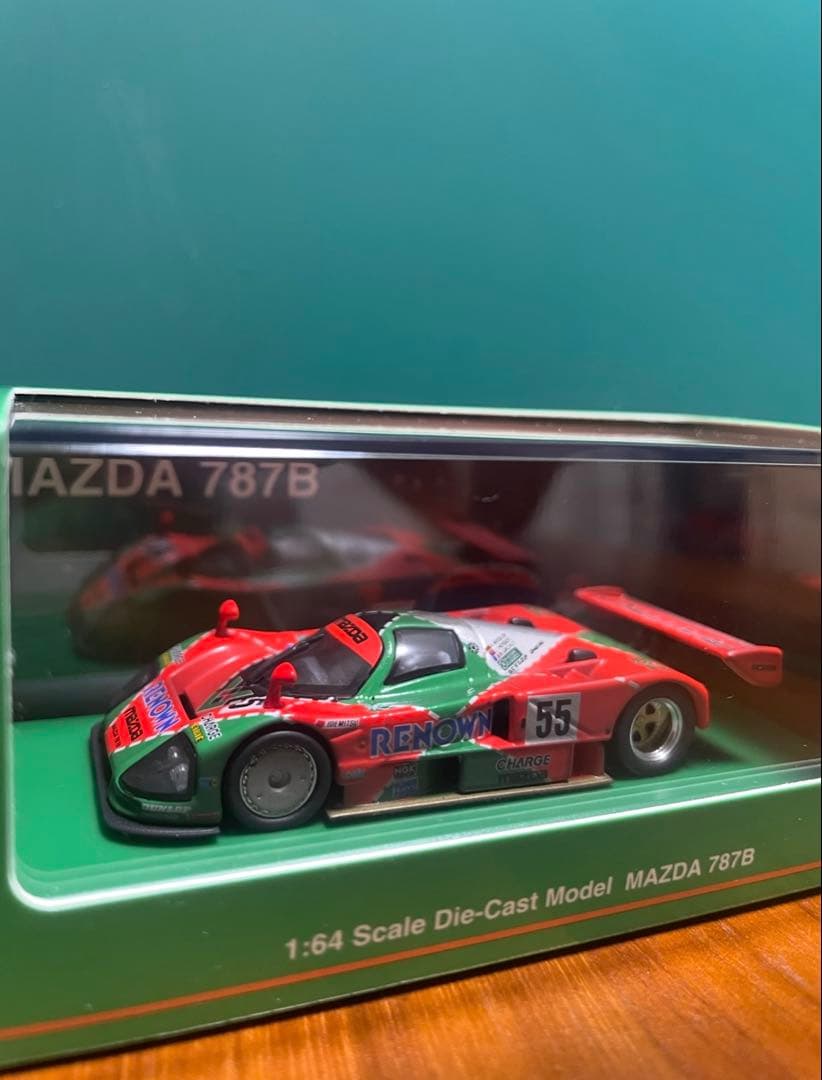 【最終値下げ】限定500個 京商　1/64マツダ 787B（ウェザリング仕様）