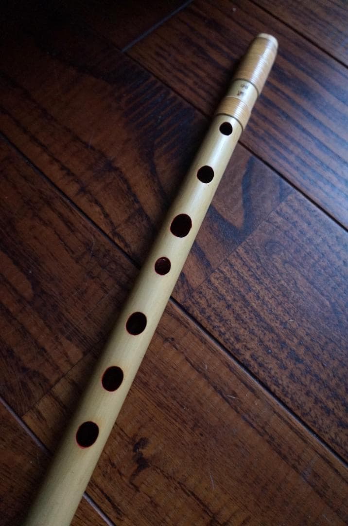 篠笛・蘭照・山田路子セレクト・唄もの・六本調子・美品・竹笛・横笛・和笛・七穴