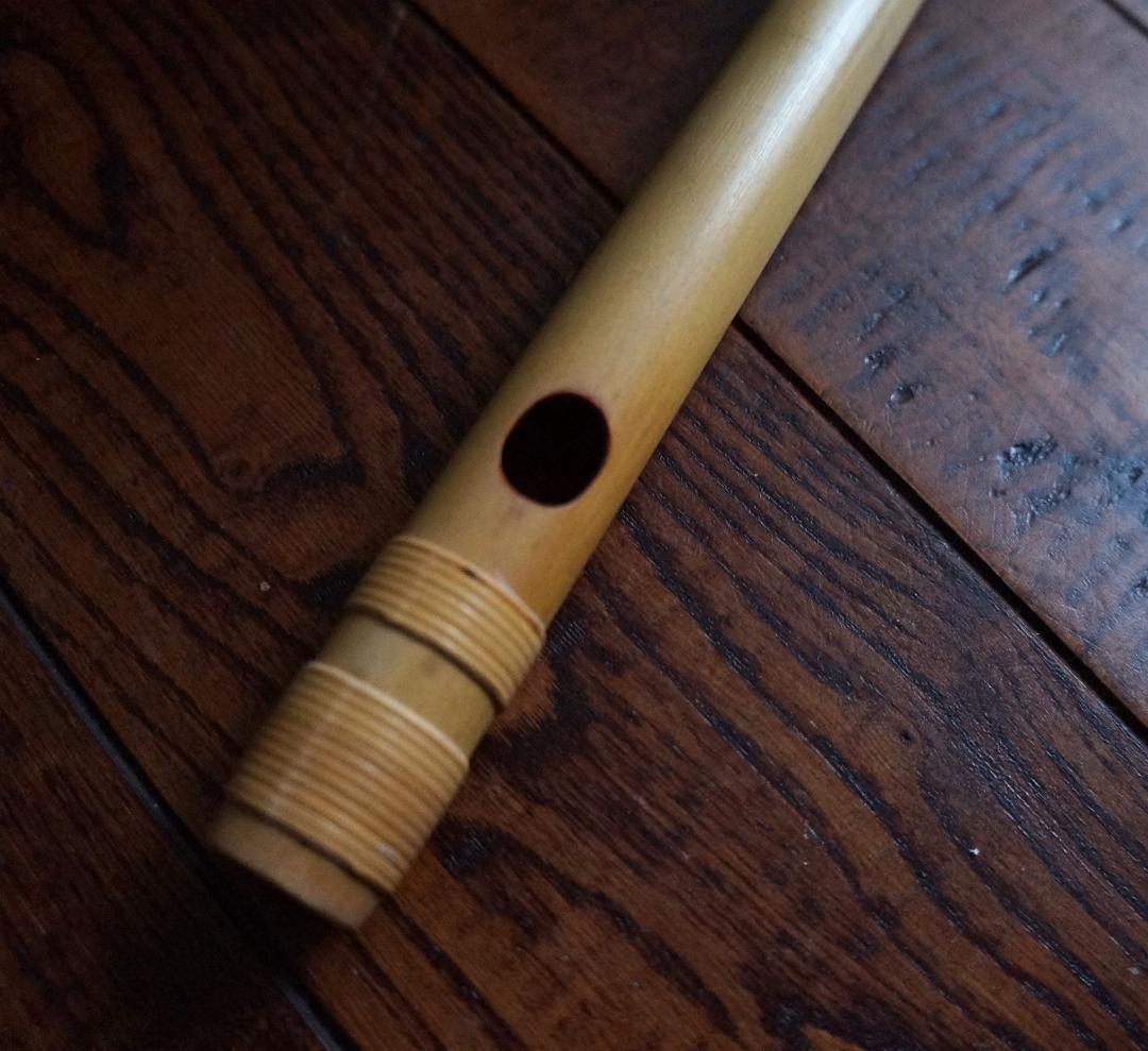 篠笛・蘭照・山田路子セレクト・唄もの・六本調子・美品・竹笛・横笛・和笛・七穴
