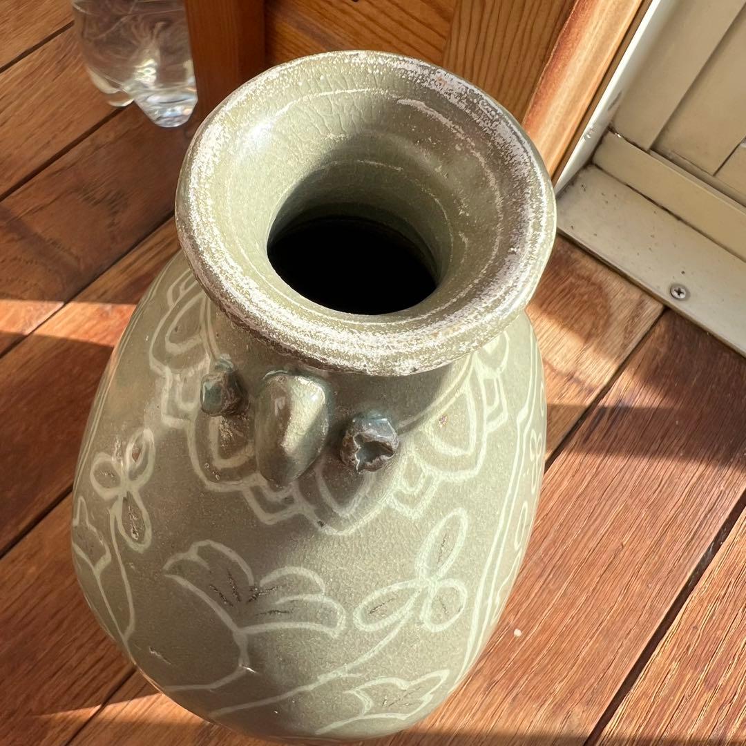 高麗青磁 李朝 韓国 朝鮮 骨董 古美術 壺 瓶