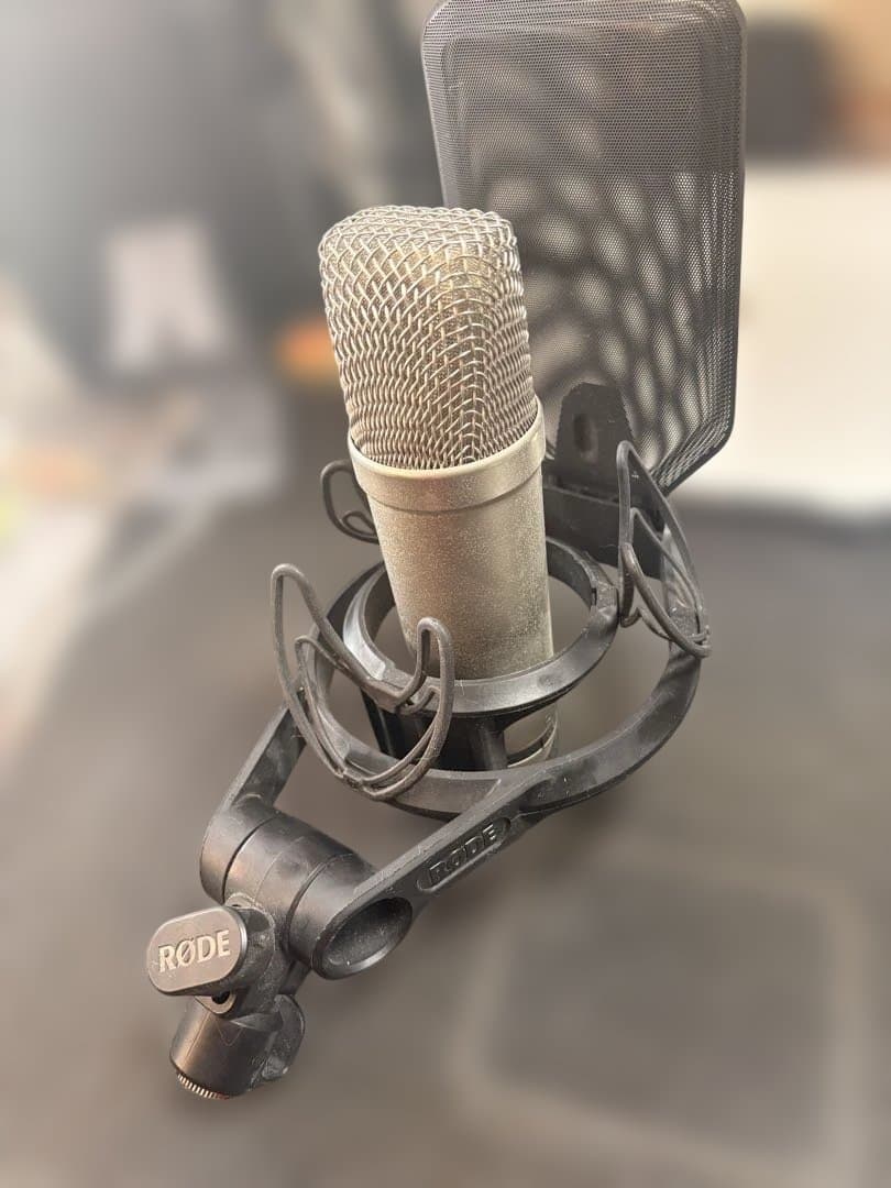 RØDE NT1-A コンデンサーマイク ショックマウント&ポップフィルター付き