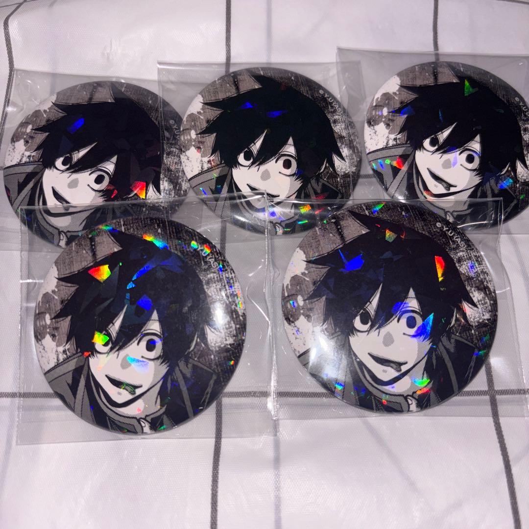 桃源暗鬼 淀川真澄 マズル ホログラム 缶バッジ 5点セット
